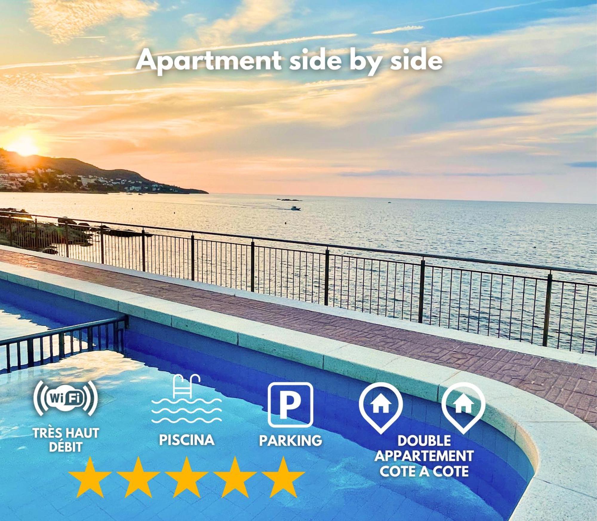 Magnifique Appartement En Front De Mer, Caneylles Roses Ngoại thất bức ảnh